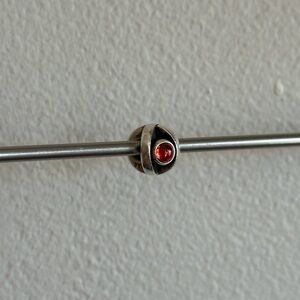 Pandora garnet charm